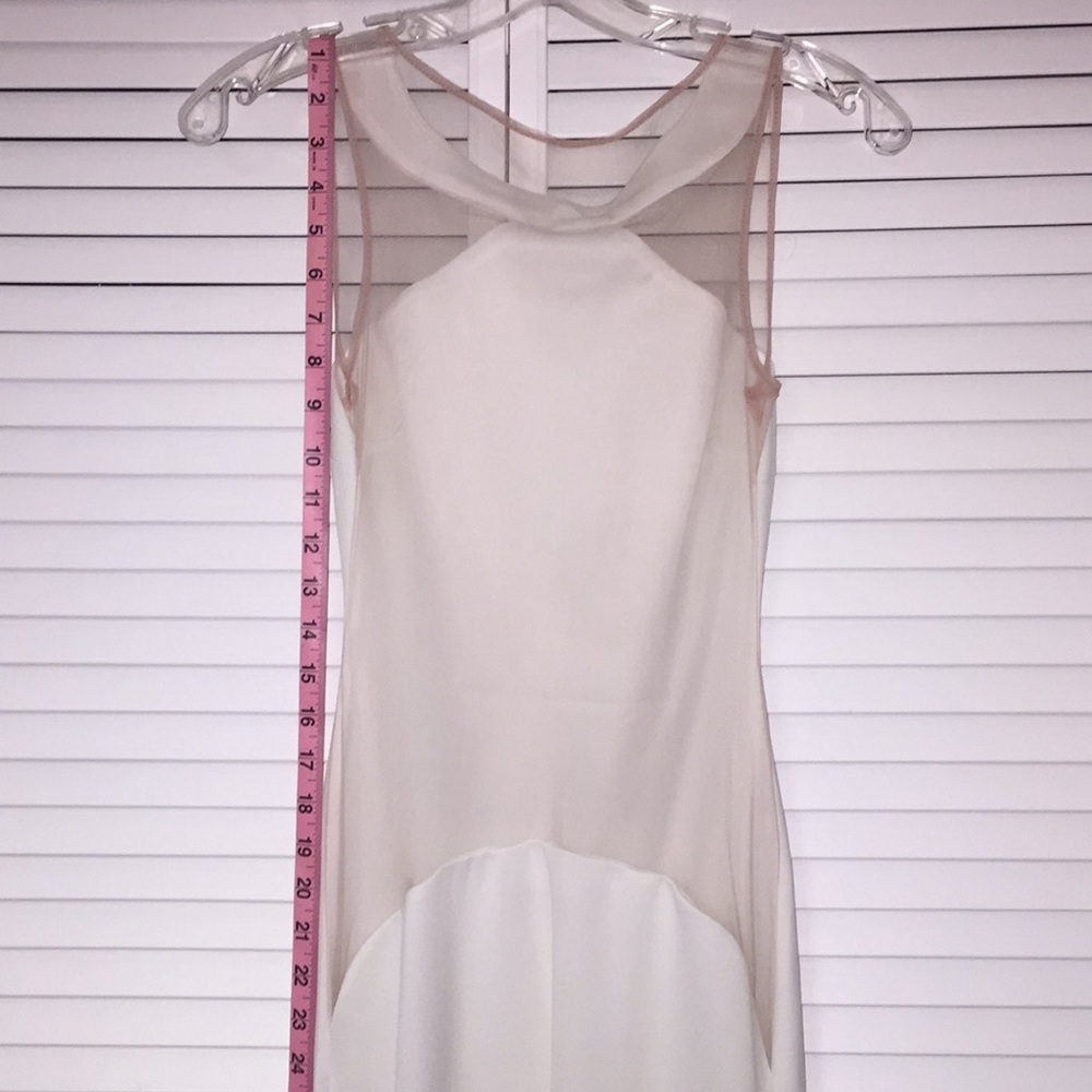 Sexy maxi dress/gown with mesh back w/ high splits - Picture 6 of 8